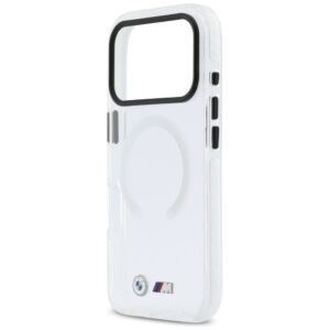 Dėklas BMW M IML Shockproof Metal Logos MagSafe Apple iPhone 17 Pro Max skaidrus - Image 6