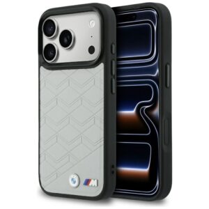 Dėklas BMW M Shape Logo MagSafe Apple iPhone 17 Pro Max grey