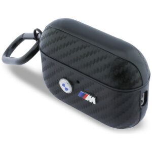 Dėklas BMW Carbon Metal Logo skirtas AirPods Pro 3 juodos spalvos - Image 3