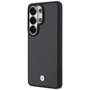 Dėklas BMW Sign Magnetic Carbon Fiber MagSafe Samsung Galaxy S26 Ultra juodos spalvos - Image 2