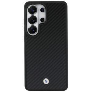 Dėklas BMW Sign Magnetic Carbon Fiber MagSafe Samsung Galaxy S26 Ultra juodos spalvos - Image 3