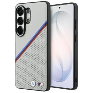 Dėklas BMW Tricolor Metal Logo MagSafe Samsung Galaxy S26 Ultra grey