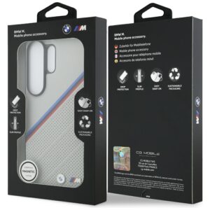 Dėklas BMW Tricolor Metal Logo MagSafe Samsung Galaxy S26 Ultra grey - Image 8