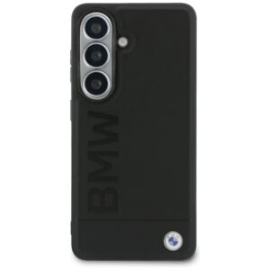 Dėklas BMW Leather Hot Stamp MagSafe Samsung Galaxy S26 juodos spalvos - Image 3