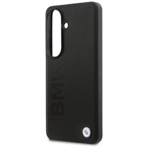 Dėklas BMW Leather Hot Stamp MagSafe Samsung Galaxy S26 juodos spalvos - Image 6