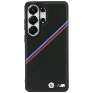 Dėklas BMW Tricolor Metal Logo MagSafe Samsung Galaxy S26 Ultra juodos spalvos - Image 3