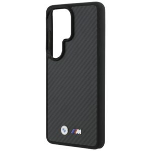 Dėklas BMW M Kevlar Logo MagSafe Samsung Galaxy S26 Ultra juodos spalvos - Image 6