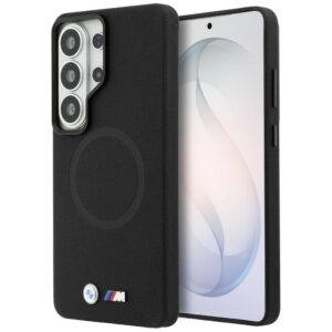 Dėklas BMW M Metal Logo MagSafe Samsung Galaxy S26 Ultra juodos spalvos