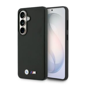 Dėklas BMW M Metal Logo MagSafe Samsung Galaxy S26+ juodos spalvos