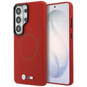 Dėklas BMW M Metal Logo MagSafe Samsung Galaxy S26 Ultra red