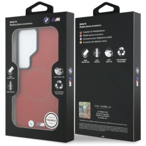 Dėklas BMW M Metal Logo MagSafe Samsung Galaxy S26 Ultra red - Image 8