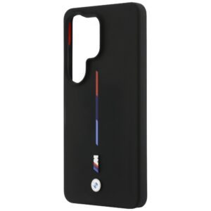 Dėklas BMW M Silicone Tricolor Line MagSafe Samsung Galaxy S26 Ultra juodos spalvos - Image 6