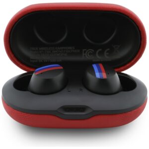 Ausinės Bluetooth TWS BMW Metal Logo ENC raudonos spalvos - Image 3