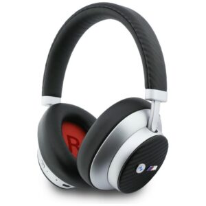 BMW ausinės M Carbon Metal Logo Bluetooth ENC sidabro spalvos