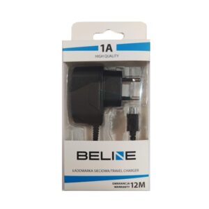 Laidinis įkroviklis Beline microUSB 1A juodos spalvos - Image 3