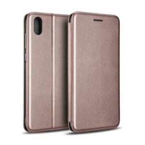 Beline Dėklas Book Magnetic Redmi 9A rožinio aukso spalvos - Image 2