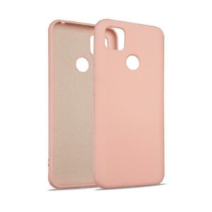 Beline Dėklas Silicone Xiaomi Redmi 9C rožinio aukso spalvos