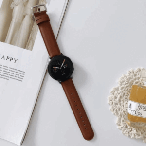 Beline apyrankė Watch 22mm Elegance rudos spalvos - Image 3