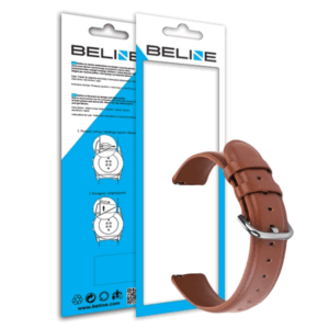 Beline apyrankė Watch 22mm Elegance rudos spalvos - Image 5