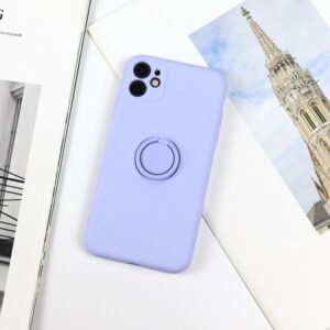 Beline Dėklas Silicone Ring Apple iPhone 12 Pro Max ocean mėlynos spalvos - Image 1