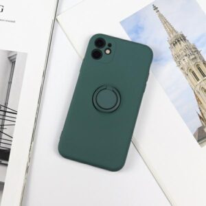 Beline Dėklas Silicone Ring Apple iPhone 12 Pro Max green bottle