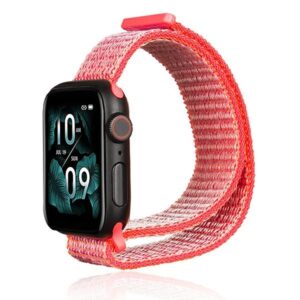 Beline Apple Watch apyrankė Nylon38/40/41mm rožinės spalvos