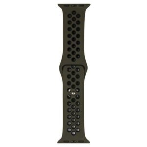 Beline Apple Watch Sport Silicone apyrankė 38/40/41mm rudos spalvos/juodos spalvos - Image 2