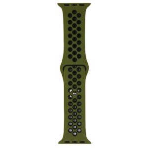 Beline Apple Watch Sport Silicone apyrankė 38/40/41mm žalios spalvos/juodos spalvos - Image 2