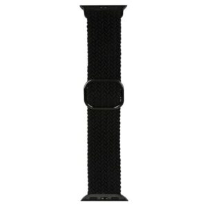 Beline Apple Watch Textile apyrankė 38/40/41mm juodos spalvos - Image 2