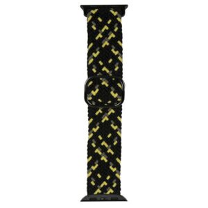Beline Apple Watch Textile apyrankė 38/40/41mm juodos spalvos/Lime - Image 2