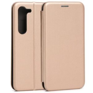 Beline Book Magnetic Dėklas Samsung Galaxy S23+S916 gold