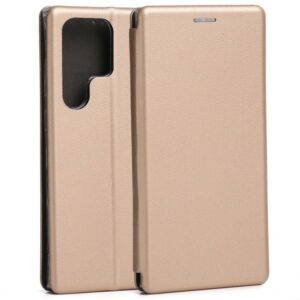 Beline Dėklas Book Magnetic Samsung S23Ultra S918 gold - Image 1