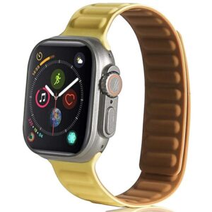 Beline Apple Watch Magnetic apyrankė 38/40/41mm geltonos spalvos - Image 1