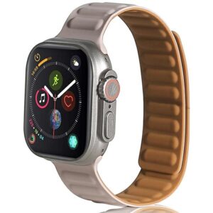Beline Apple Watch Magnetic apyrankė42/44/45/49mm grey/khaki