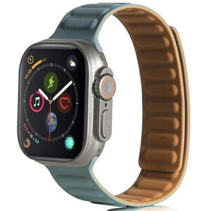 Beline Apple Watch Magnetic apyrankė42/44/45/49mm žalios spalvos