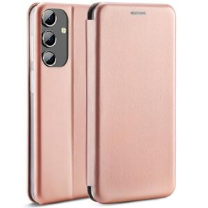Beline Dėklas Book Magnetic Samsung A14 5GA146 rose gold