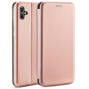 Beline Dėklas Book Magnetic Samsung Galaxy xCover6 Pro rožinio aukso spalvos