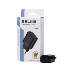 Beline Charger 1x USB-C 20W juodos spalvos (only head) PD 3.0 BLNCB20 - Image 3