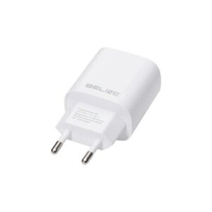 Beline Charger 1x USB-C + 1x USB 20Wbaltos spalvos (only head) PD 3.0 + QC 3.0 BLN2CW20 - Image 2