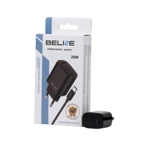 Beline Charger 1x USB-C 20W + cableUSB-C juodos spalvos /juodos spalvos PD 3.0 BLNCB20C - Image 3