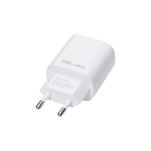Beline Charger 1x USB-C + 1x USB 30Wbaltos spalvos (only head) PD 3.0 + QC 3.0 BLN2CW30 GaN - Image 2