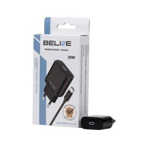Beline Charger 1x USB-C 30W + cableUSB-C juodos spalvos /juodos spalvos PD 3.0 BLNCB30C GaN - Image 3