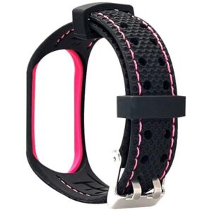 Beline Mi Band 6/5 Sport apyrankė juodos spalvos/rožinės spalvos - Image 1