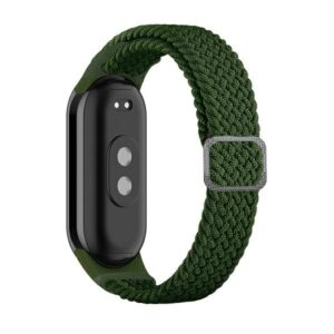Beline Mi Band 10/9/8 Textile žalios spalvos apyrankė - Image 1