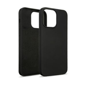 Beline Silicone Dėklas Apple iPhone 15 Pro Max6.7" juodos spalvos