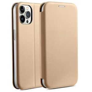 Beline Book Magnetic Apple iPhone 15 Pro Max 6.7" Dėklas Gold