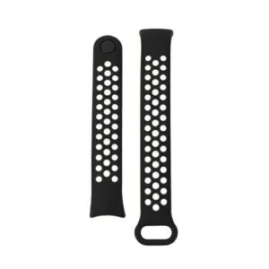Beline Mi Band 10/9/8 design apyrankė juodos spalvos-baltos spalvos - Image 2