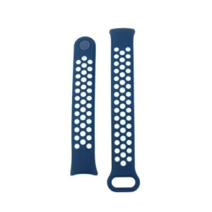 Beline Mi Band 10/9/8 design apyrankė blue-baltos spalvos - Image 2