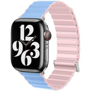 Beline Apple Watch Magnetic Pro apyrankė 38/40/41mm rožinės spalvos/Blue rožinės spalvos/Sierra Box - Image 1