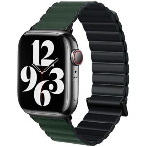 Beline Apple Watch Magnetic Pro apyrankė 42/44/45/49mm juodos spalvos/žalios spalvos juodos spalvos/žalios spalvos Box - Image 1